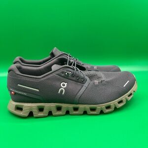 On Running Men's Black and Tan Athletic Shoes